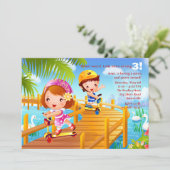 Uitnodiging scooter Tots (Staand voorkant)