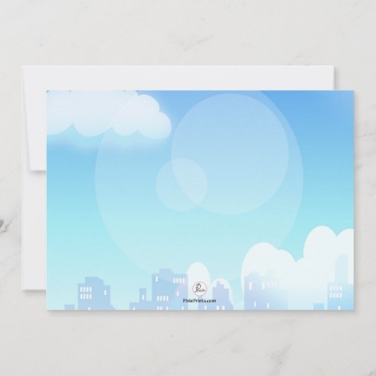 Uitnodiging scooter Tots (Achterkant)