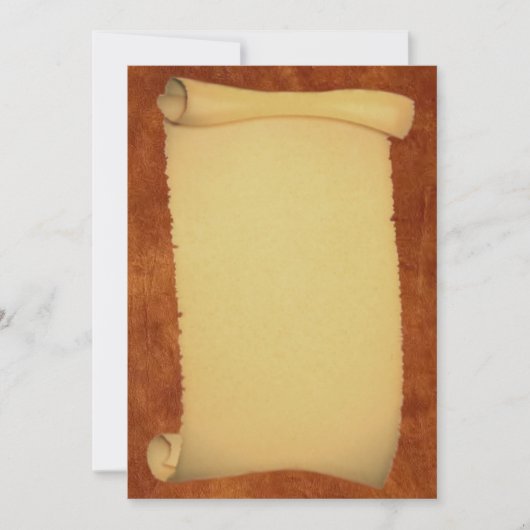 Uitnodiging Scroll (Voorkant)