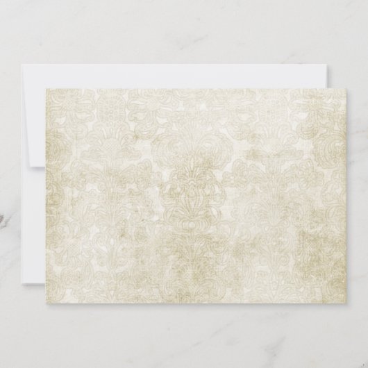 Uitnodiging Shabby Chic Photo Graduparty (Achterkant)