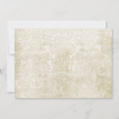 Uitnodiging Shabby Chic Photo Graduparty (Achterkant)