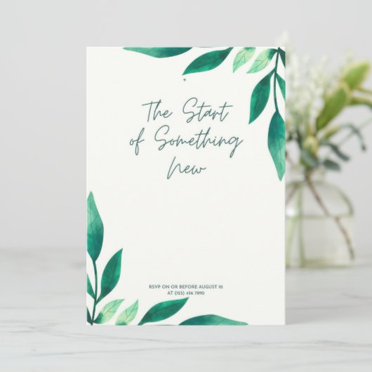 uitnodiging sjablonen (Staand voorkant)