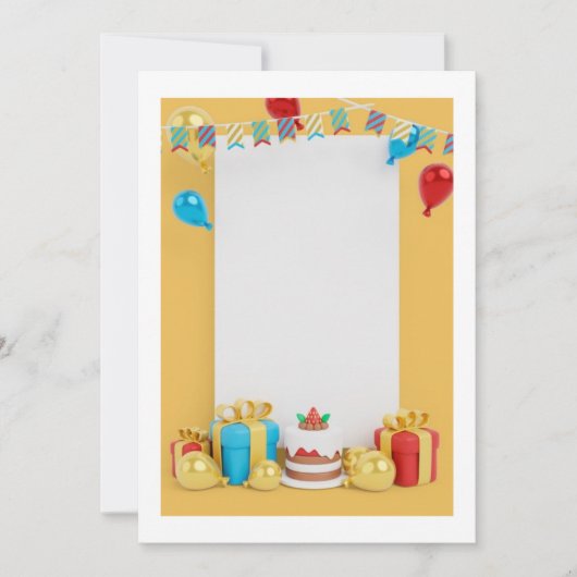 Uitnodiging Sjablonen: Maak hun speciale dag (Voorkant)