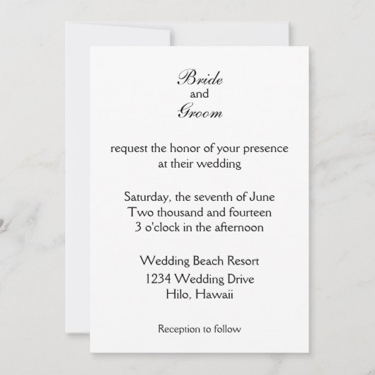 Uitnodiging sjabloon (Voorkant)