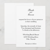 Uitnodiging sjabloon (Voorkant / Achterkant)