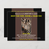 Uitnodiging sjabloon - aanpasbaar (Voorkant / Achterkant)