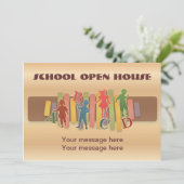 Uitnodiging Sjabloon basisonderwijs (Staand voorkant)