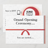 Uitnodiging Sjabloon Japans restaurant (Voorkant / Achterkant)