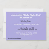 Uitnodiging Sjabloon Meidenavond (Achterkant)