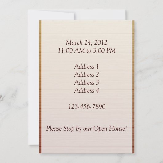 Uitnodiging Sjabloon Mijn thuisrealiteit (Achterkant)