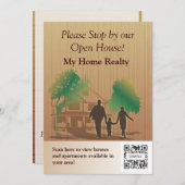 Uitnodiging Sjabloon Mijn thuisrealiteit (Voorkant / Achterkant)