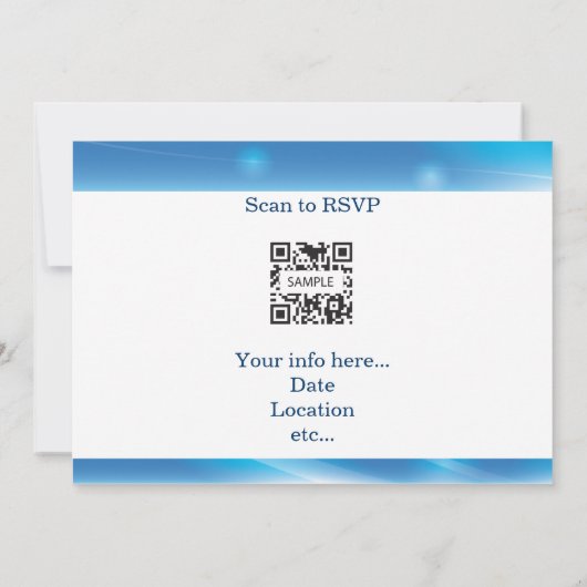 Uitnodiging Sjabloon online graden (Achterkant)