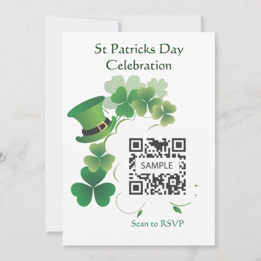 Uitnodiging Sjabloon St Patricks Day (Voorkant)