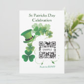 Uitnodiging Sjabloon St Patricks Day (Staand voorkant)
