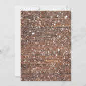 Uitnodiging Snow Wood Marry Xmas-partij (Achterkant)