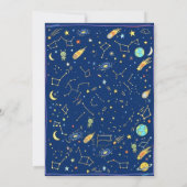 Uitnodiging Space Explorer Feestje (Achterkant)
