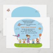 Uitnodiging speciale Ed Teacher's Retirement Party (Voorkant / Achterkant)