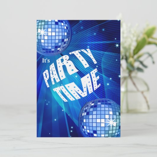 Uitnodiging speciale feestdag (Staand voorkant)