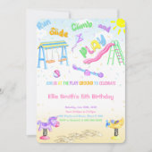 Uitnodiging Speelplaats (Voorkant)