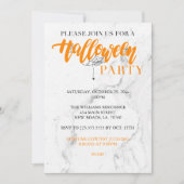 Uitnodiging Spider Halloween Party (Voorkant)