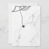 Uitnodiging Spider Halloween Party (Achterkant)