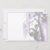 Uitnodiging Spirit Pony 26 Verjaardag (Achterkant)