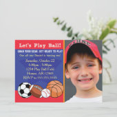 Uitnodiging sport op zaterdag (Staand voorkant)