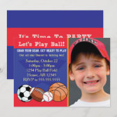 Uitnodiging sport op zaterdag (Voorkant / Achterkant)