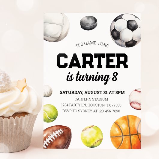 Uitnodiging sport op zaterdag