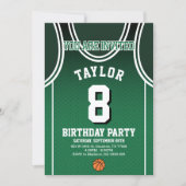 Uitnodiging sportief verjaardagsfeestje (Voorkant)