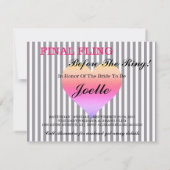 Uitnodiging Sprinkle-partij Seersucker Summer Brid (Achterkant)