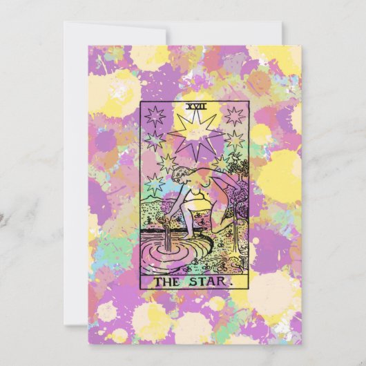 Uitnodiging Star Tarot (Voorkant)