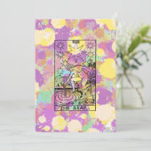 Uitnodiging Star Tarot (Staand voorkant)