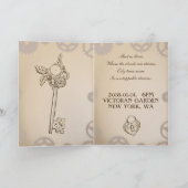 Uitnodiging - Steampunk met Hat and Googles (Binnen)