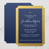 Uitnodiging Ster Graduation Party (Voorkant / Achterkant)