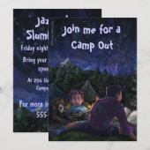 Uitnodiging Sterrennacht Camp (Voorkant / Achterkant)