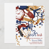 Uitnodiging stijl man (Voorkant / Achterkant)