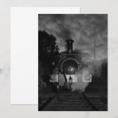 Uitnodiging stoommotor (Voorkant / Achterkant)