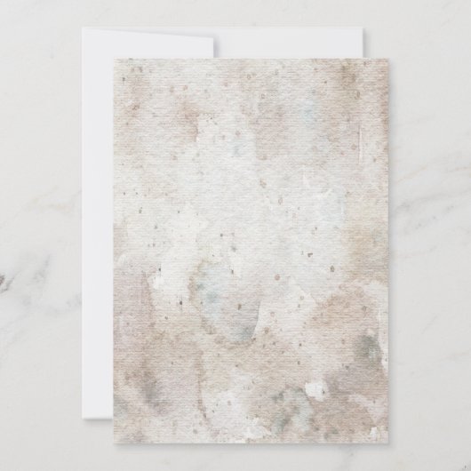 Uitnodiging Succulenten Cactus Bruidsmeisjes (Achterkant)