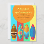 Uitnodiging Surfplank Collectie (Voorkant)