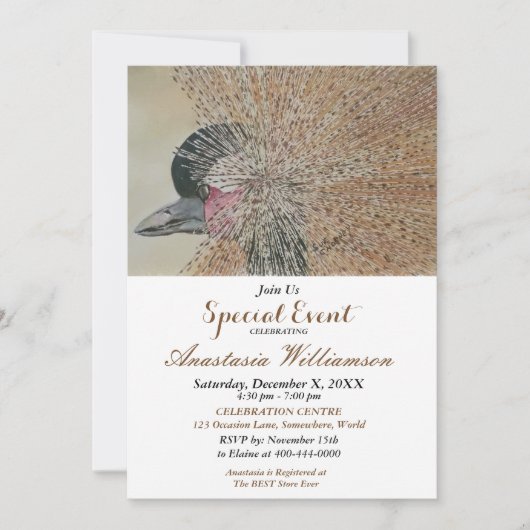 UITNODIGING SURPRISE FEEST EVENEMENT (Voorkant)