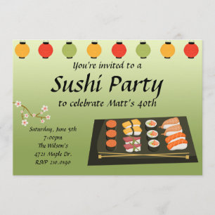 Uitnodiging Sushi