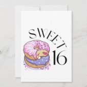 Uitnodiging Sweet 16 (Voorkant)