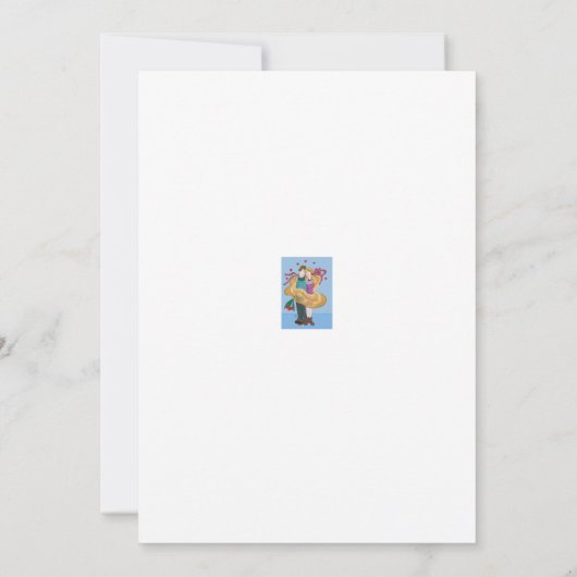 Uitnodiging Tangled Weddenschap (Achterkant)