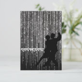 Uitnodiging Tango Flamenco, Latijnse Dance (Staand voorkant)