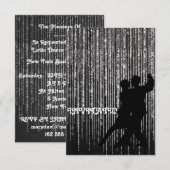 Uitnodiging Tango Flamenco, Latijnse Dance (Voorkant / Achterkant)