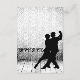 Uitnodiging Tango Flamenco, Latijnse Dance