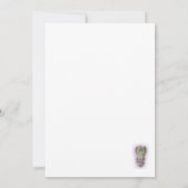 Uitnodiging template Schotse ruit mannelijk (Achterkant)