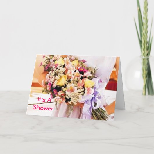 Uitnodiging Template voor Douche (Voorkant)