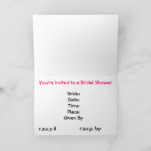 Uitnodiging Template voor Douche (Binnen)